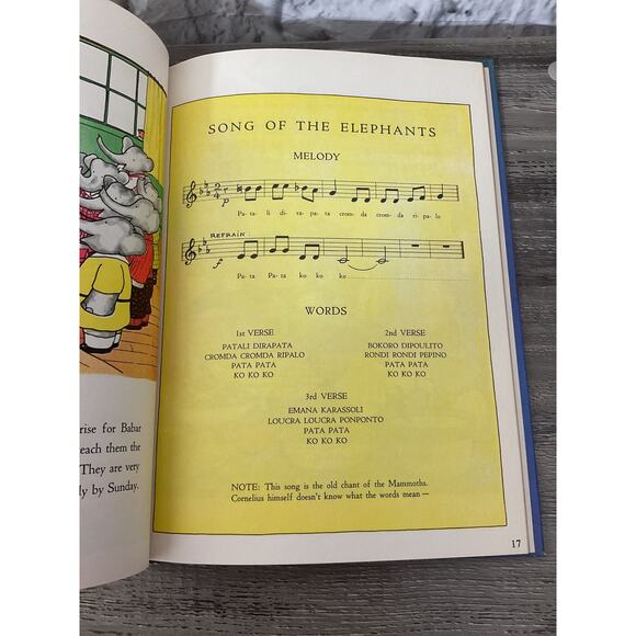 1963 Hardback Babar The King By Jean De Brunhoff - Picture 9 of 10